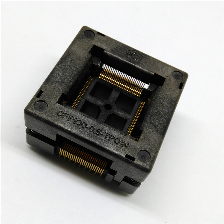 qfp100老化座